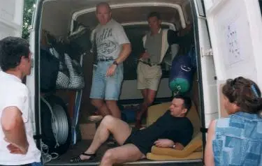 Aménagement de la camionette